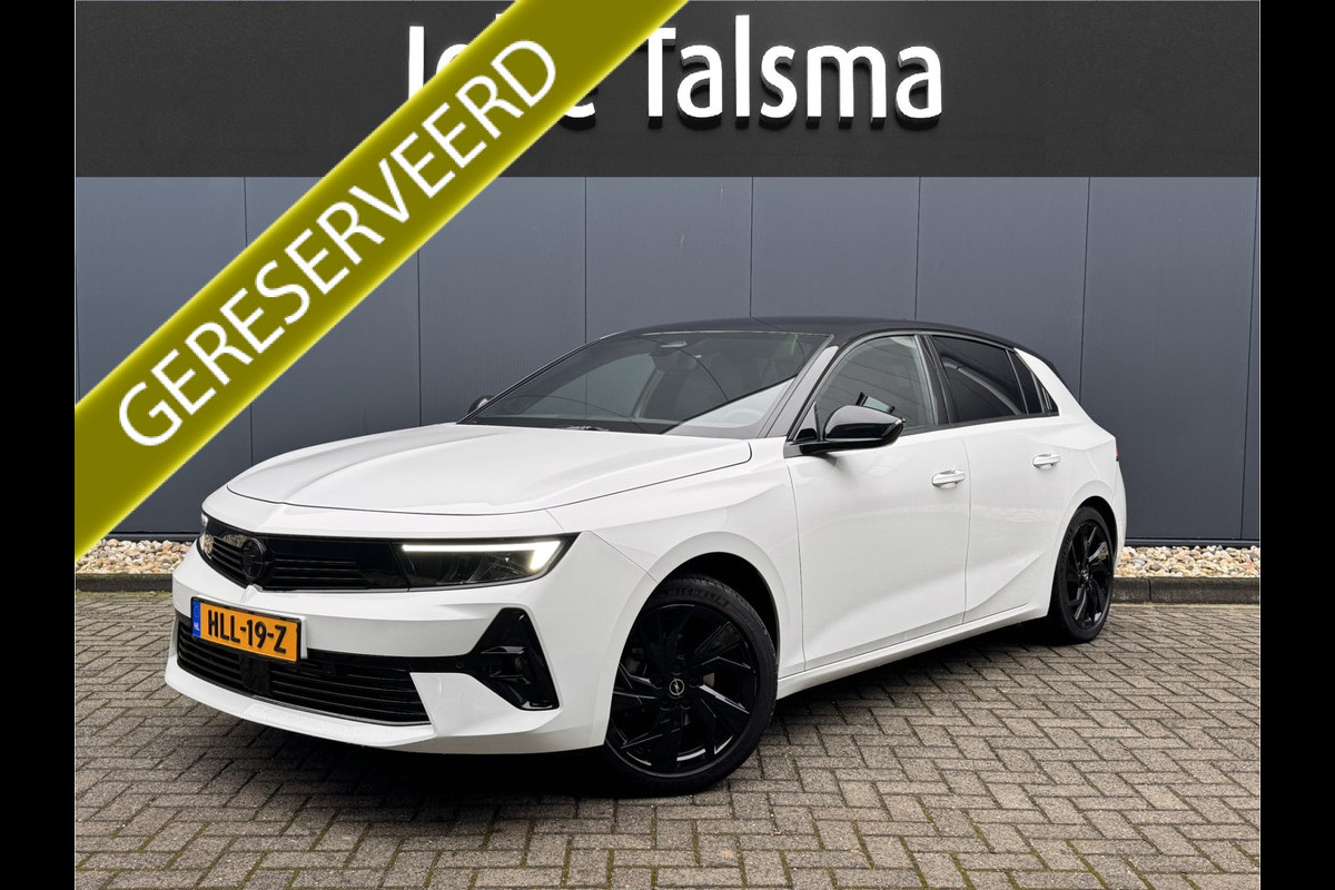 Opel Astra 1.2 Turbo GS | 130PK | 360 camera | Automaat | Carplay/Android | Stuur en stoelverwarming | AGR | Black pack