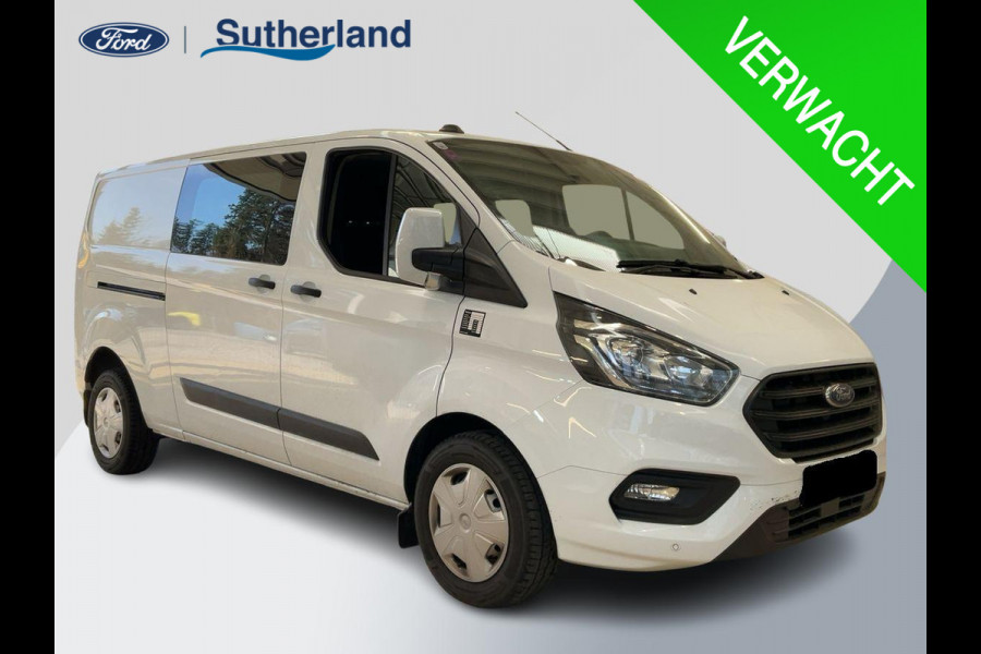 Ford Transit Custom 340 2.0 TDCI L2H1 Trend DC 170pk | Automaat | Dubbele Cabine | 6-persoons | Trekhaak | Navigatie | Camera | Verwarmd voorruit