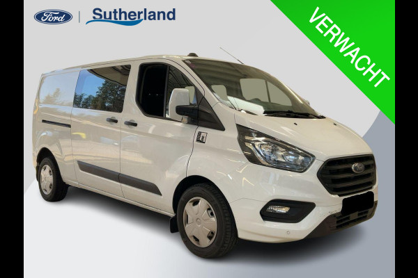 Ford Transit Custom 340 2.0 TDCI L2H1 Trend DC 170pk | Automaat | Dubbele Cabine | 6-persoons | Trekhaak | Navigatie | Camera | Verwarmd voorruit