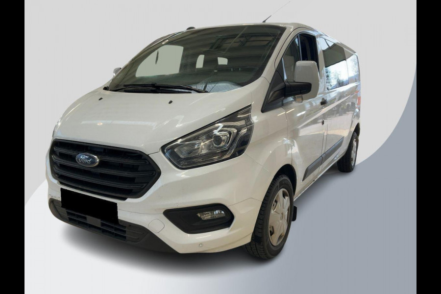 Ford Transit Custom 340 2.0 TDCI L2H1 Trend DC 170pk | Automaat | Dubbele Cabine | 6-persoons | Trekhaak | Navigatie | Camera | Verwarmd voorruit