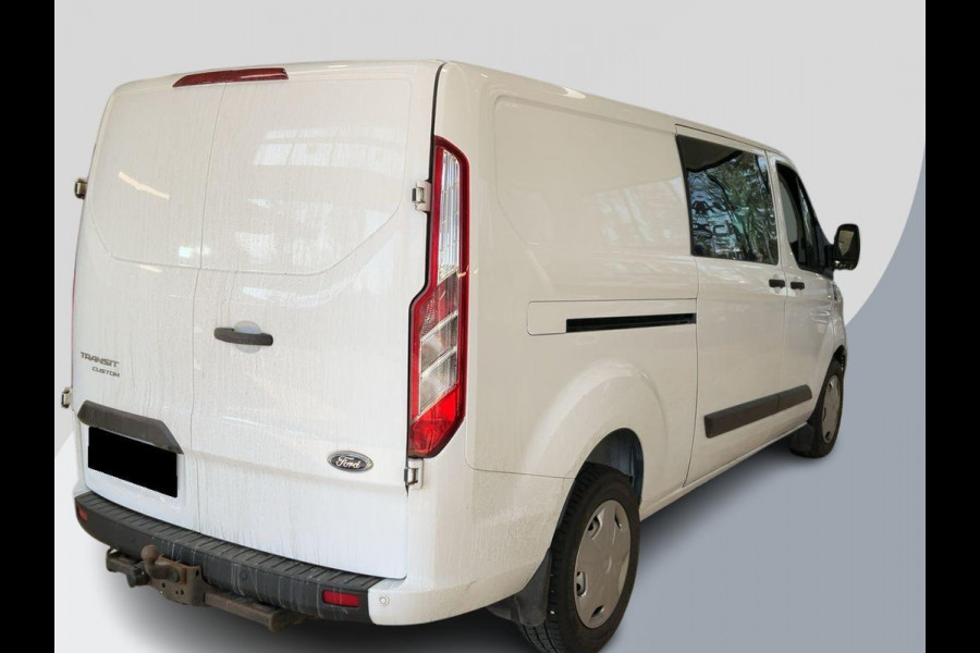 Ford Transit Custom 340 2.0 TDCI L2H1 Trend DC 170pk | Automaat | Dubbele Cabine | 6-persoons | Trekhaak | Navigatie | Camera | Verwarmd voorruit
