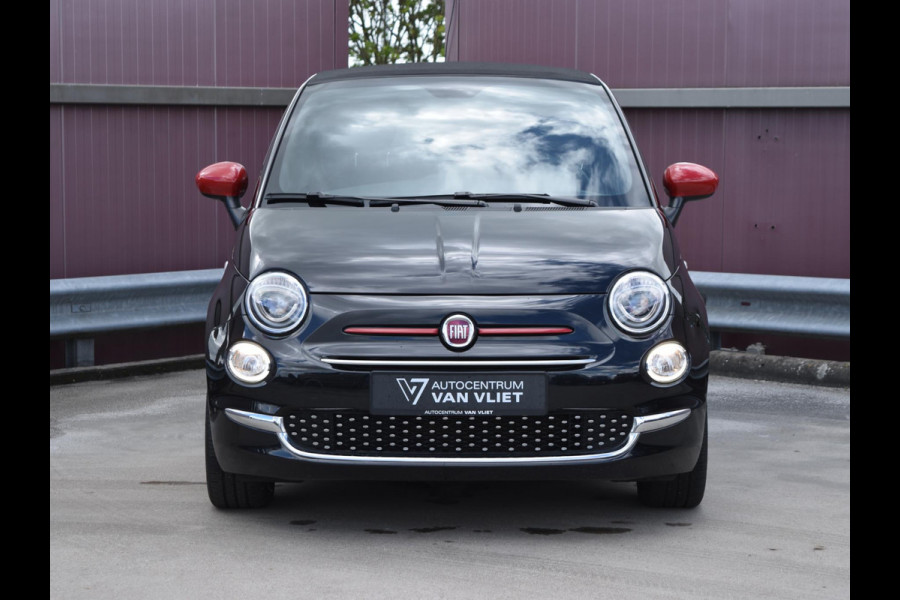 Fiat 500C 1.0 Hybrid RED CABRIO | CAMERA | AIRCO | LICHTMETALEN VELGEN | 18.646 km!