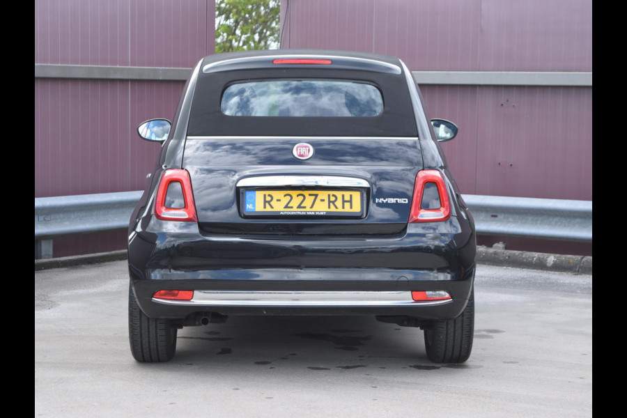 Fiat 500C 1.0 Hybrid RED CABRIO | CAMERA | AIRCO | LICHTMETALEN VELGEN | 18.646 km!
