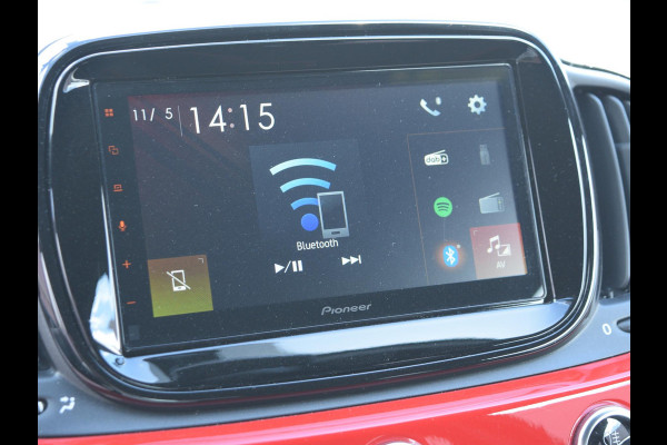 Fiat 500C 1.0 Hybrid RED CABRIO | CAMERA | AIRCO | LICHTMETALEN VELGEN | 18.646 km!