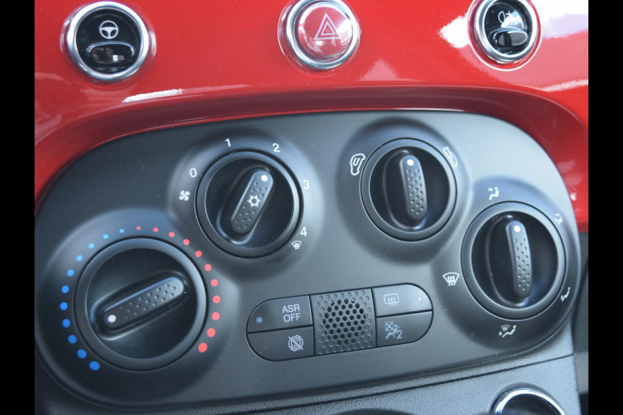 Fiat 500C 1.0 Hybrid RED CABRIO | CAMERA | AIRCO | LICHTMETALEN VELGEN | 18.646 km!