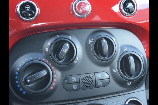 Fiat 500C 1.0 Hybrid RED CABRIO | CAMERA | AIRCO | LICHTMETALEN VELGEN | 18.646 km!