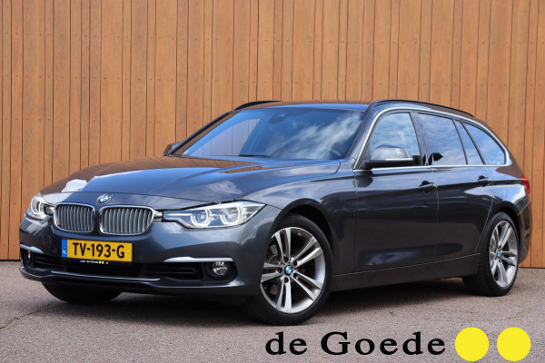 BMW 3 Serie Touring 318i Luxury Edition org.NL leer+el+vw camera el.klep trekhaak