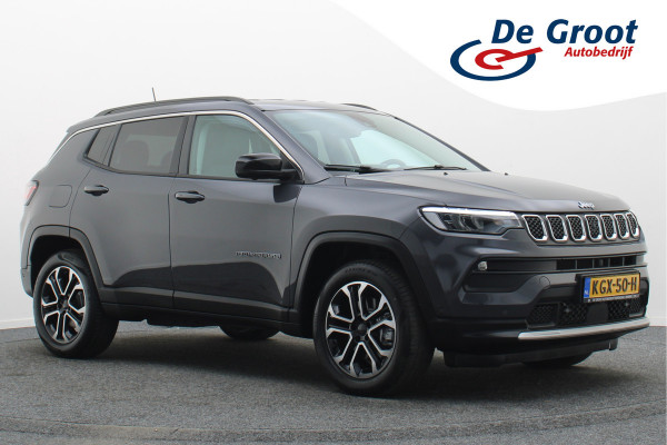 Jeep Compass 4xe 190 Plug-in Hybrid Electric Limited Business Leder/Stof, 360° Camera, Apple Carplay, ACC, Virtual Cockpit, DAB, 18''