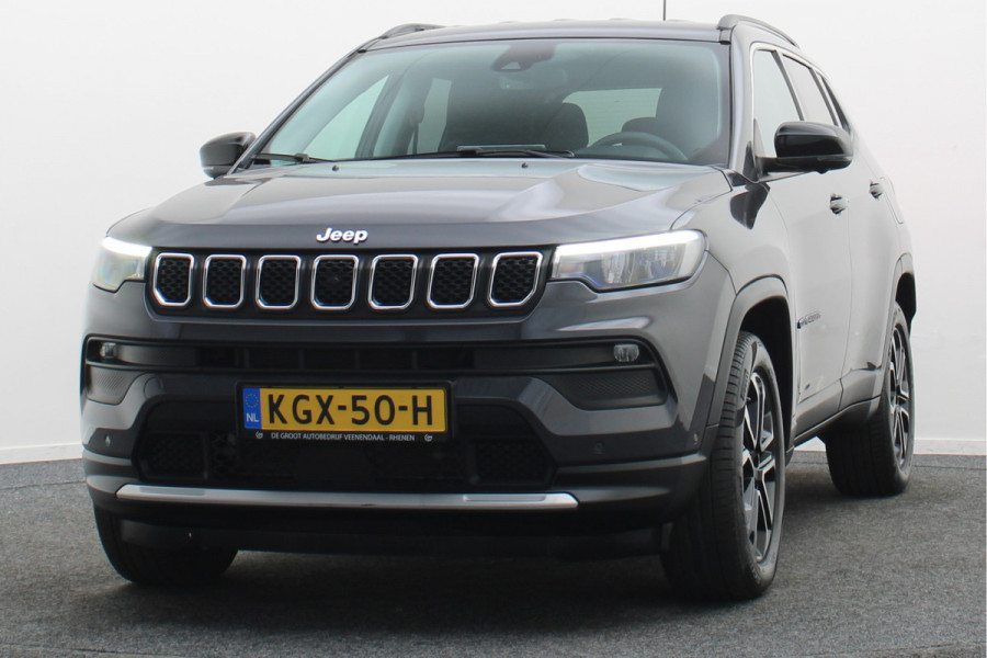 Jeep Compass 4xe 190 Plug-in Hybrid Electric Limited Business Leder/Stof, 360° Camera, Apple Carplay, ACC, Virtual Cockpit, DAB, 18''