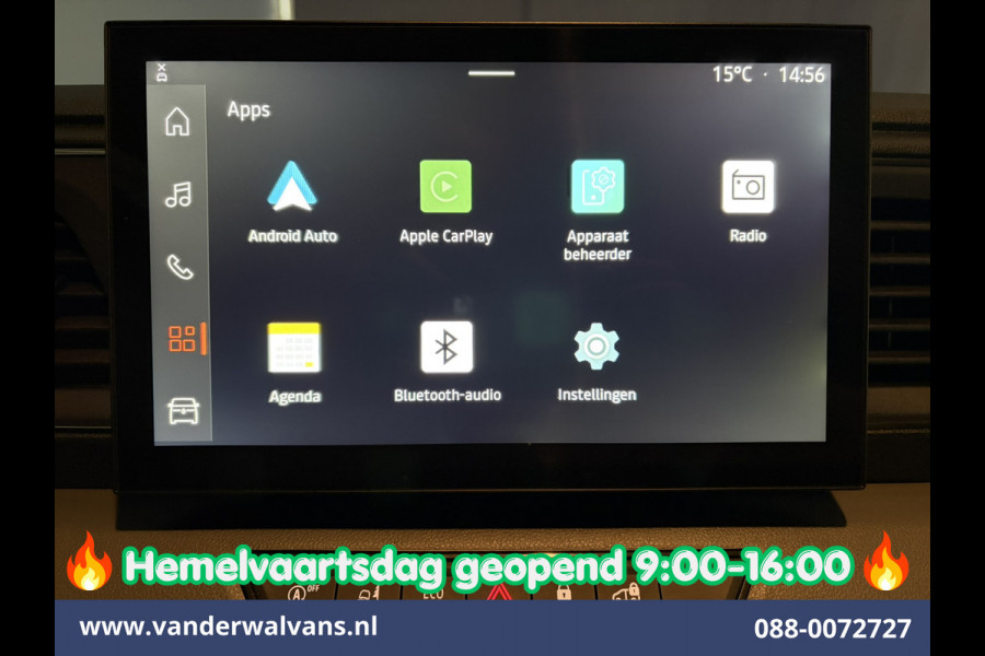 Renault Master 2.0 dCi 150pk L2H2 Fabrieksgarantie Euro6 Airco | 2x Zijdeur | 360 Graden Camera | LED | 2500kg Trekhaak | Apple Carplay Cruisecontrol, Android Auto, Parkeersensoren, Bijrijdersbank