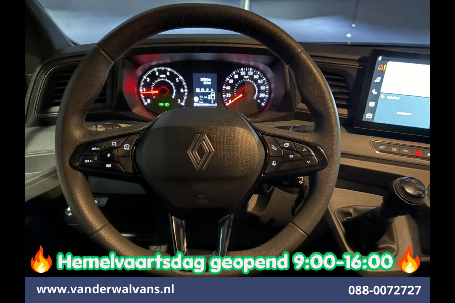 Renault Master 2.0 dCi 150pk L2H2 Fabrieksgarantie Euro6 Airco | 2x Zijdeur | 360 Graden Camera | LED | 2500kg Trekhaak | Apple Carplay Cruisecontrol, Android Auto, Parkeersensoren, Bijrijdersbank