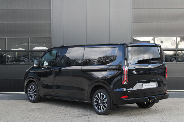 Ford Tourneo Custom 340 2.5 PHEV L2H1 Titanium X 232pk | 2x Schuifdeur | ACC | 360 camera | Leder | Navi | Verwarmd stuurwiel | 19" LM velgen