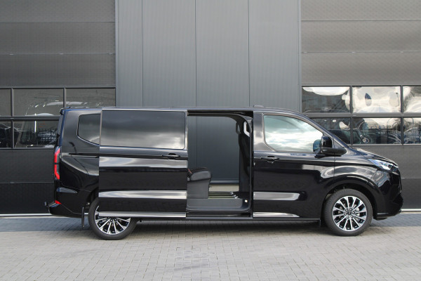 Ford Tourneo Custom 340 2.5 PHEV L2H1 Titanium X 232pk | 2x Schuifdeur | ACC | 360 camera | Leder | Navi | Verwarmd stuurwiel | 19" LM velgen
