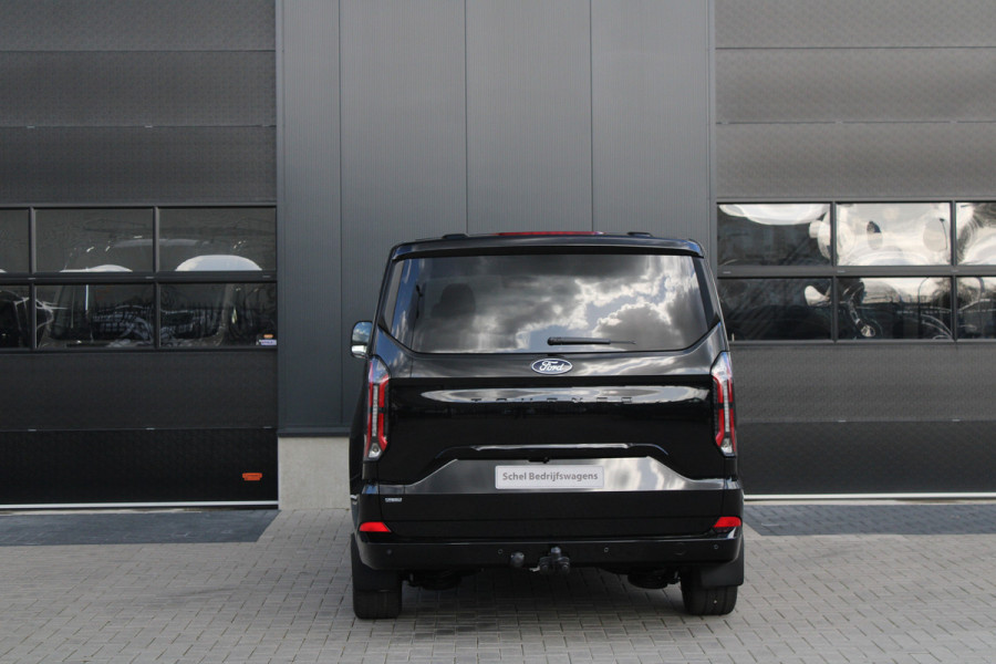 Ford Tourneo Custom 340 2.5 PHEV L2H1 Titanium X 232pk | 2x Schuifdeur | ACC | 360 camera | Leder | Navi | Verwarmd stuurwiel | 19" LM velgen