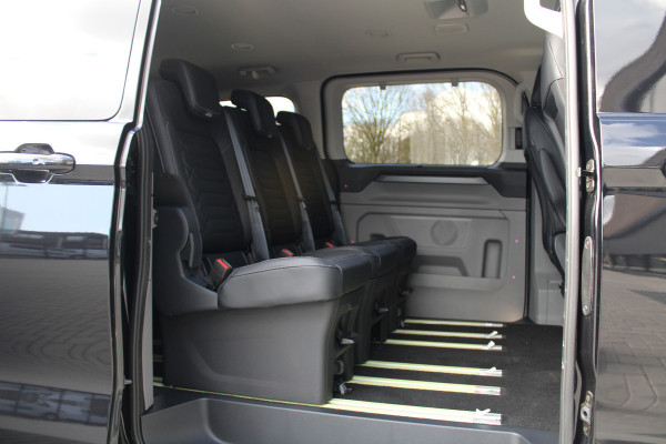 Ford Tourneo Custom 340 2.5 PHEV L2H1 Titanium X 232pk | 2x Schuifdeur | ACC | 360 camera | Leder | Navi | Verwarmd stuurwiel | 19" LM velgen
