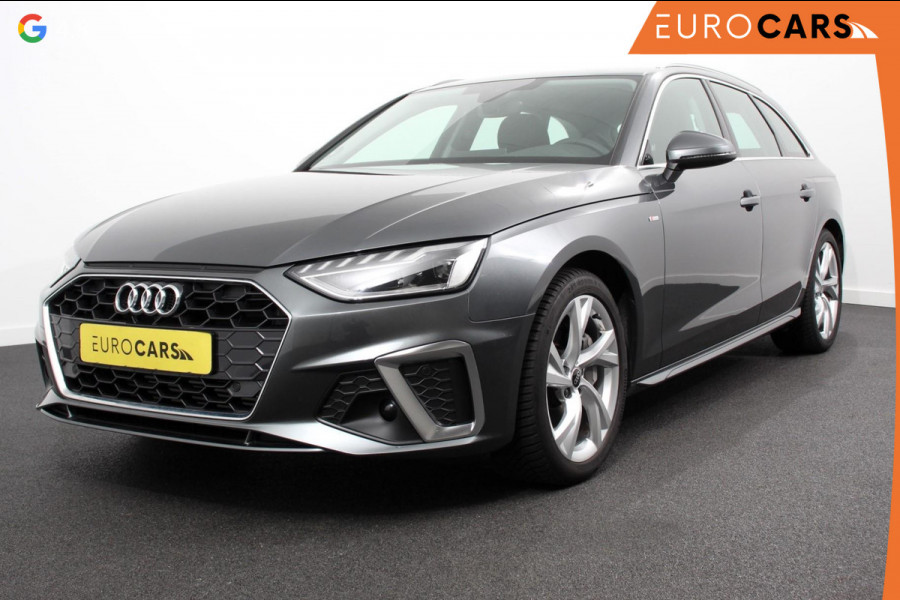 Audi A4 Avant 40 TFSI 204 pk S-tronic S Line Plus Navigatie Adaptive Cruise Control Parkeersensoren Camera Lane Assist Elektrische achterklep Stoelverwarming Ledverlichting Virtual Cockpit Climatronic
