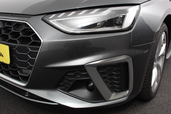 Audi A4 Avant 40 TFSI 204 pk S-tronic S Line Plus Navigatie Adaptive Cruise Control Parkeersensoren Camera Lane Assist Elektrische achterklep Stoelverwarming Ledverlichting Virtual Cockpit Climatronic