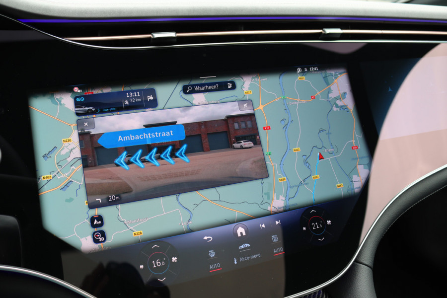 Mercedes-Benz EQE 350 AMG Line Premium+ 89 kWh | Hyperscreen | Distronic+ | Carbon | Burmester | Digital Light | HUD | Panoramadak | Surround Camera | Warmtepomp |