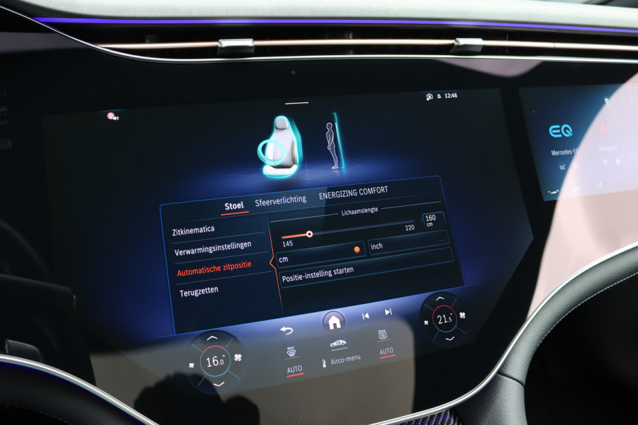 Mercedes-Benz EQE 350 AMG Line Premium+ 89 kWh | Hyperscreen | Distronic+ | Carbon | Burmester | Digital Light | HUD | Panoramadak | Surround Camera | Warmtepomp |