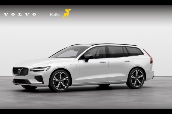 Volvo V60 T8 455PK Automaat AWD Ultra Perform. Ed. Dark Polestar Optimalisatie / Glossy black Logo voor en achterzijde / Long Range / 360 Camera / Harman Kardon audio / Head-up display / Panorama dak / Apple carplay / Android auto /