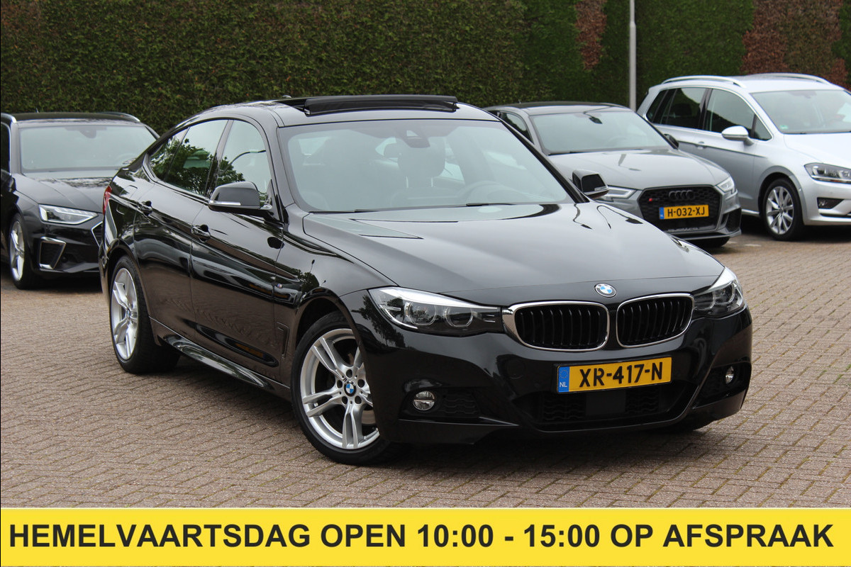 BMW 3-serie Gran Turismo 330i High Executive Ed. M Sport / Panoramadak / Head-up / 360Camera / Harman Kardon / Leder / 18'' / Keyless / Navigatie / DAB / Stoelverwarming / Cruise Control
