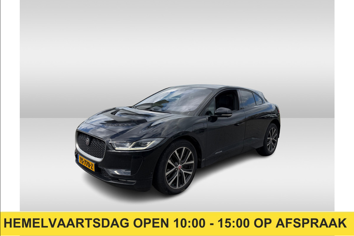 Jaguar I-PACE EV400 First Edition 90 kWh / SoH 82% / Full option! / Panoramadak / 360Camera / Head-up / 20'' / Luchtvering / Leder / Meridian / Stoel+Stuurverwarming / 4zone Airco / DAB / Dodehoek / ACC
