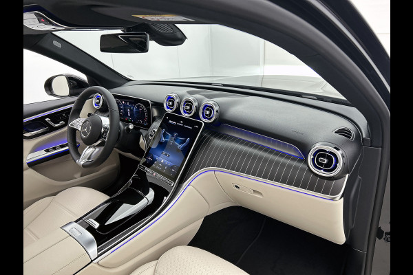 Mercedes-Benz GLC 300e 4MATIC Business Solution Luxury | Parkeerpakket met 360°-camera | Comfortpakket Plus | Trekhaak | Panoramaschuifdak | Sierdelen openporig hout aluminiumlines | DISTRONIC | 19 inch vijf-dubbelspaaks velgen |