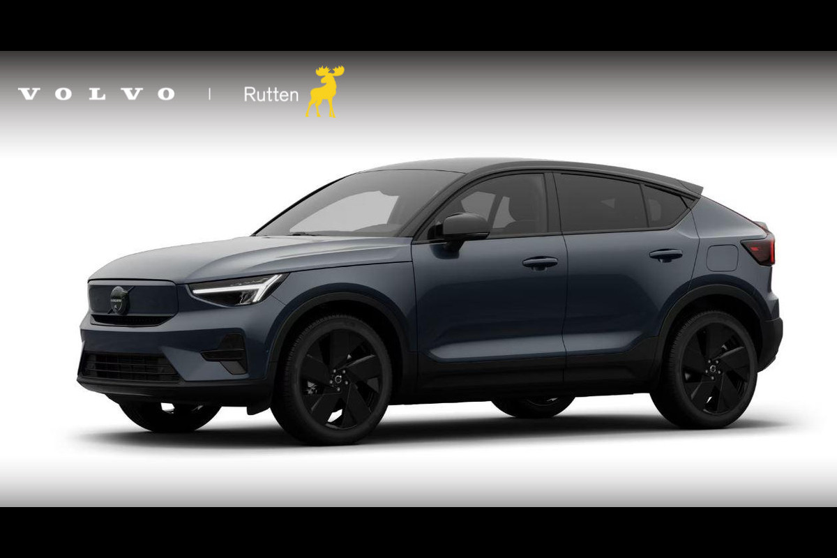 Volvo EC40 Single Motor Extended Range Ultra Europa Black Edition 82kWh / Panoramadak / 360 Camera / Extra getint glas / 20'' Velgen / MicrTech/Nubuck bekleding