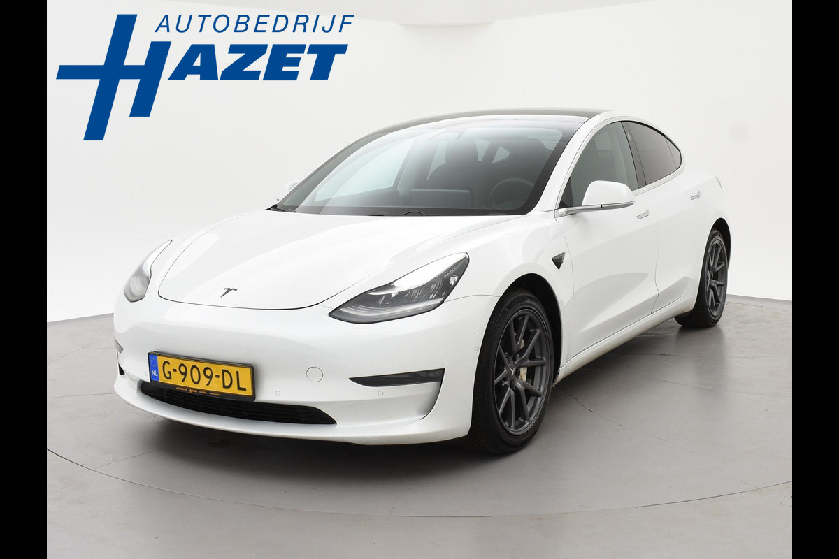 Tesla Model 3 LONG RANGE AWD 75 kWh 86% SOH+ CARBON DASHBOARDINLEG | ZWART LEDER | STOELVERW. V+A