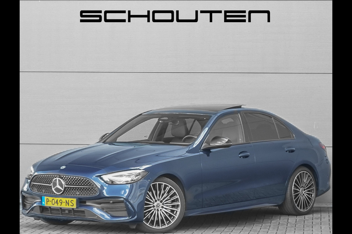 Mercedes-Benz C-Klasse 200 Launch Edition AMG Line Pano Trekhaak Camera Stoelverw