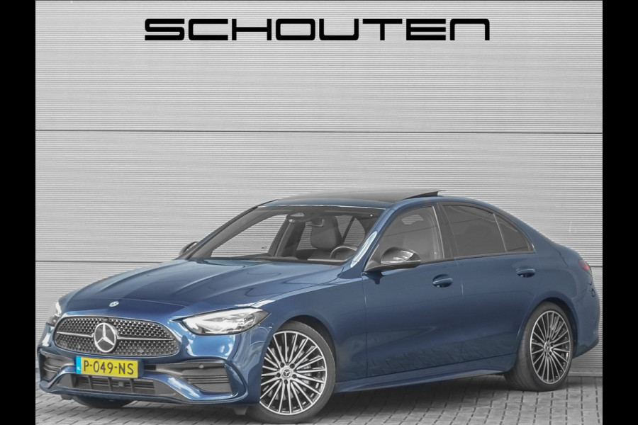 Mercedes-Benz C-Klasse 200 Launch Edition AMG Line Pano Trekhaak Camera Stoelverw