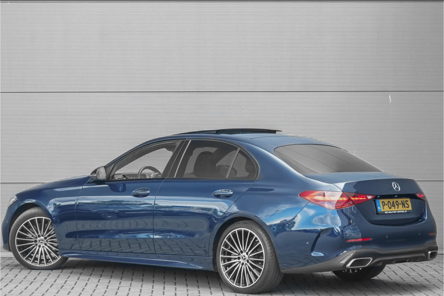 Mercedes-Benz C-Klasse 200 Launch Edition AMG Line Pano Trekhaak Camera Stoelverw
