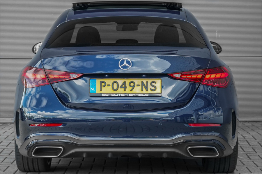Mercedes-Benz C-Klasse 200 Launch Edition AMG Line Pano Trekhaak Camera Stoelverw