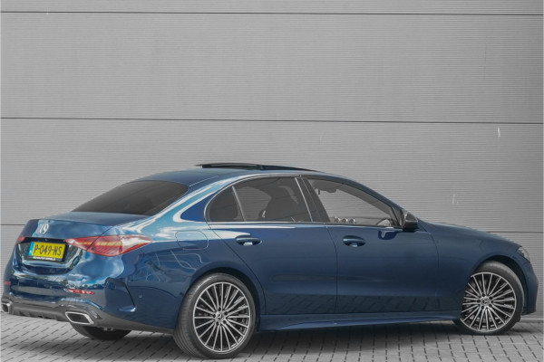 Mercedes-Benz C-Klasse 200 Launch Edition AMG Line Pano Trekhaak Camera Stoelverw