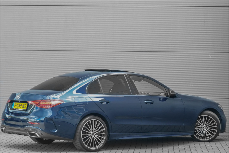 Mercedes-Benz C-Klasse 200 Launch Edition AMG Line Pano Burmester Trekhaak Camera Stoelverw