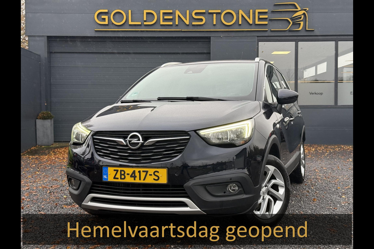 Opel Crossland X 1.2 Turbo Innovation 1e Eigenaar,110pk,Clima,Cruise,Carplay,Camera,PDC V+A,Navi,Elek ramen,D-riem v.v. in 2024,N.A.P,6 Bak,APK tot 04-2027