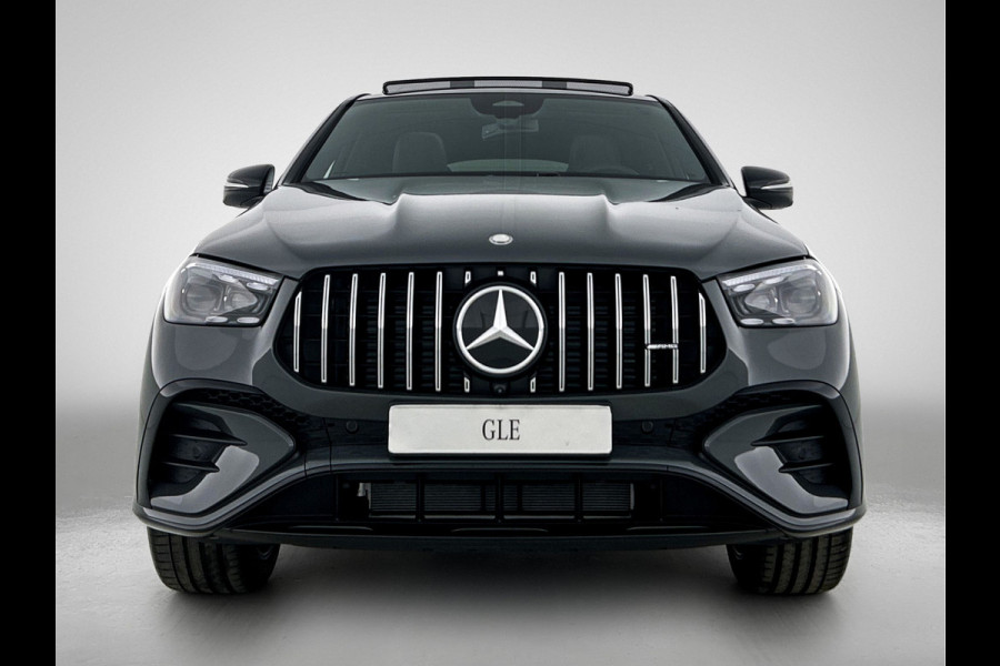 Mercedes-Benz GLE Coupé AMG 53 Hybrid 4MATIC+ Night Edition Premium Plus | Winterpakket | Remklauwen in rood | Sierelementen AMG carbon | MAGIC VISION CONTROL | Stoelverwarming | Trekhaak | Dashcam | 22 inch kruisspaaks AMG-velgen | AMG tankdop in chroom | Panoramaschuifdak | 360° camera |