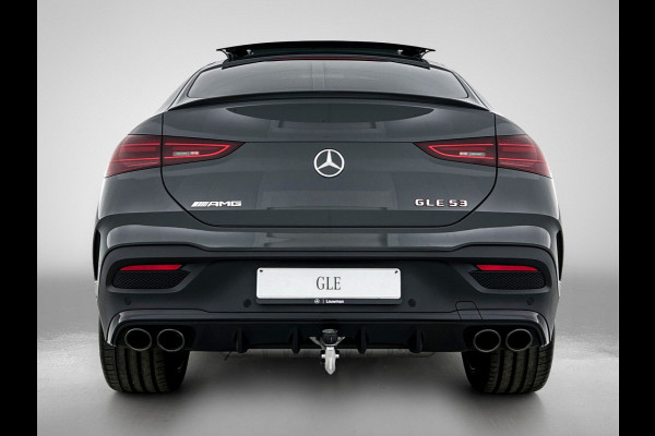 Mercedes-Benz GLE Coupé AMG 53 Hybrid 4MATIC+ Night Edition Premium Plus | Winterpakket | Remklauwen in rood | Sierelementen AMG carbon | MAGIC VISION CONTROL | Stoelverwarming | Trekhaak | Dashcam | 22 inch kruisspaaks AMG-velgen | AMG tankdop in chroom | Panoramaschuifdak | 360° camera |