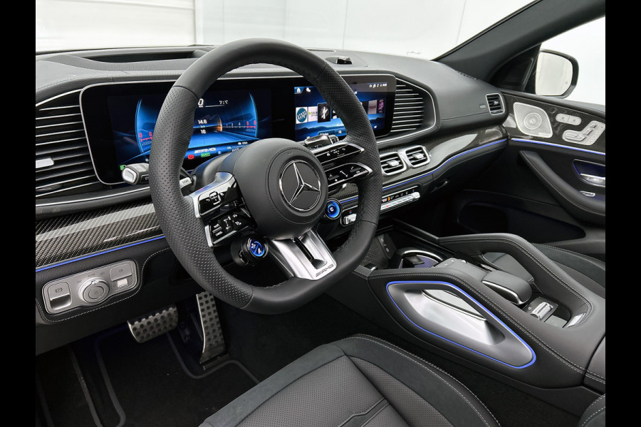 Mercedes-Benz GLE Coupé AMG 53 Hybrid 4MATIC+ Night Edition Premium Plus | Winterpakket | Remklauwen in rood | Sierelementen AMG carbon | MAGIC VISION CONTROL | Stoelverwarming | Trekhaak | Dashcam | 22 inch kruisspaaks AMG-velgen | AMG tankdop in chroom | Panoramaschuifdak | 360° camera |