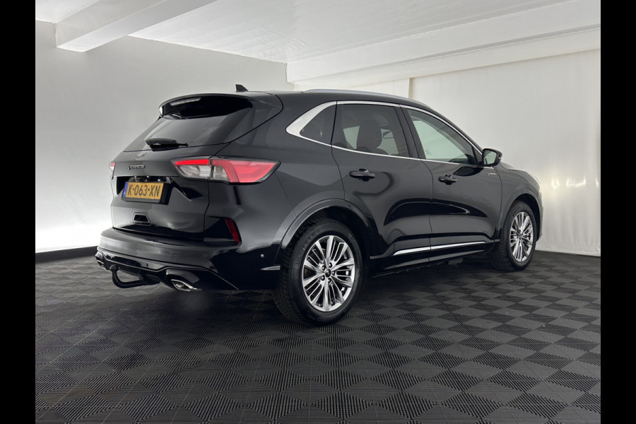 Ford Kuga 2.5 PHEV Vignale (Plug-in) (INCL-BTW) Aut. *LEATHER | ADAPTIVE-CRUISE | FULL-LED | DIGI-COCKPIT | KEYLESS | DAB | CARPLAY | NAVI-FULLMAP | MEMORY-PACK | HEATED-COMFORTSEATS | PRIVACYGLASS | TOWBAR | 18''ALU*