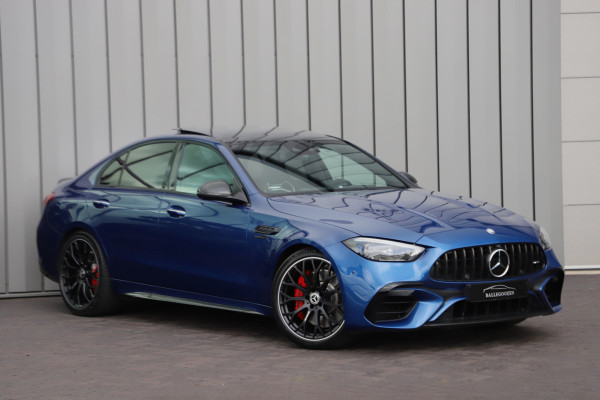 Mercedes-Benz C-Klasse AMG 63 S E Performance | 680PK | Head-up | Carbon int+ext | Schaalstoelen | Burmester | AMG Drivers-package | Keyless | 2023.