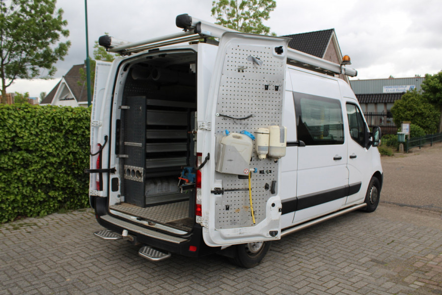 Renault Master T35 2.3 dCi 130PK Euro6 L2H2 ✓ werkplaats inrichting ✓ navigatie ✓ imperiaal ✓ camera ✓ trekhaak