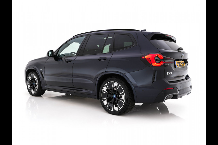 BMW iX3 High Executive 80 kWh [ 3-Fase ] (INCL.BTW) Aut. *PANO | HEAD-UP | LEATHER | ADAPTIVE-CRUISE | FULL-LED | HARMAN/KARDON | TOP-VIEW | BLIND-SPOT | DIGI-COCKPIT | HEATED-COMFORTSEATS | DAB+ | NAVI-FULLMAP | 20''ALU*