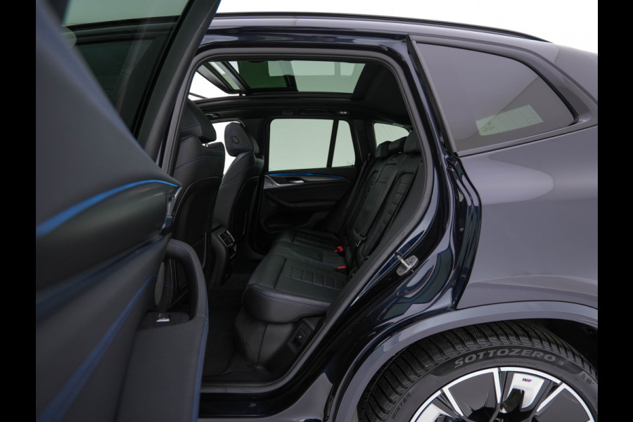 BMW iX3 High Executive 80 kWh [ 3-Fase ] (INCL.BTW) Aut. *PANO | HEAD-UP | LEATHER | ADAPTIVE-CRUISE | FULL-LED | HARMAN/KARDON | TOP-VIEW | BLIND-SPOT | DIGI-COCKPIT | HEATED-COMFORTSEATS | DAB+ | NAVI-FULLMAP | 20''ALU*