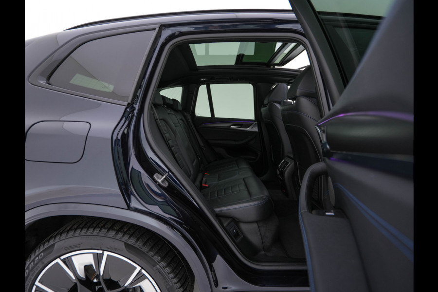 BMW iX3 High Executive 80 kWh [ 3-Fase ] (INCL.BTW) Aut. *PANO | HEAD-UP | LEATHER | ADAPTIVE-CRUISE | FULL-LED | HARMAN/KARDON | TOP-VIEW | BLIND-SPOT | DIGI-COCKPIT | HEATED-COMFORTSEATS | DAB+ | NAVI-FULLMAP | 20''ALU*