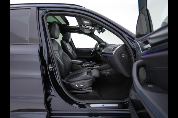 BMW iX3 High Executive 80 kWh [ 3-Fase ] (INCL.BTW) Aut. *PANO | HEAD-UP | LEATHER | ADAPTIVE-CRUISE | FULL-LED | HARMAN/KARDON | TOP-VIEW | BLIND-SPOT | DIGI-COCKPIT | HEATED-COMFORTSEATS | DAB+ | NAVI-FULLMAP | 20''ALU*