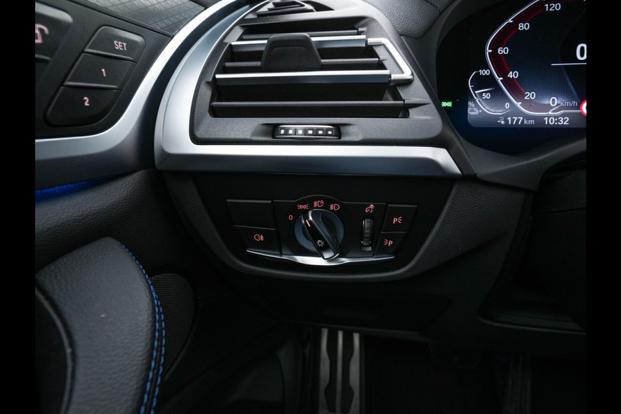 BMW iX3 High Executive 80 kWh [ 3-Fase ] (INCL.BTW) Aut. *PANO | HEAD-UP | LEATHER | ADAPTIVE-CRUISE | FULL-LED | HARMAN/KARDON | TOP-VIEW | BLIND-SPOT | DIGI-COCKPIT | HEATED-COMFORTSEATS | DAB+ | NAVI-FULLMAP | 20''ALU*