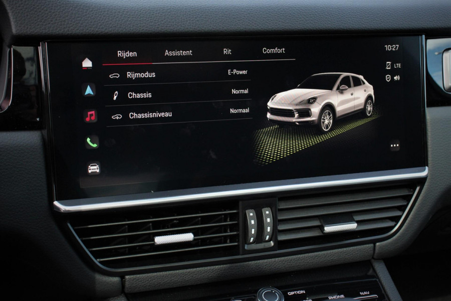 Porsche Cayenne Coupé 3.0 E-Hybrid Platinum Edition Luchtvering Leder Panoramadak Camera Navigatie Elektrisch bedienbare achterklep Apple Carplay/ Android  Lichtmetalen velgen Cruise control Sfeerlichting