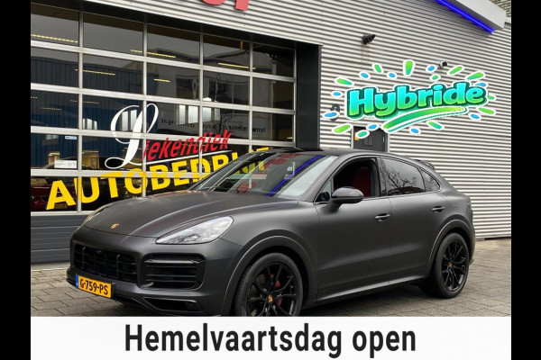 Porsche Cayenne Coupé 3.0 E-Hybrid 463PK - Matt Zwart I Panorama dak I Leer I Navigatie en nog veel Meer...