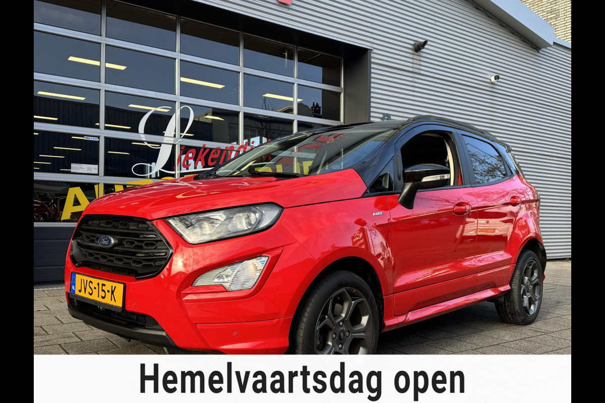 Ford EcoSport 1.0 EcoBoost ST-Line - Navigatie I Airco I Sport pakket I Leer / Alcantara I PDC I Achteruitrij Camera I Dealer ond.